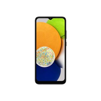 Samsung Galaxy A03 - 4G smartphone - double SIM - RAM 4 Go / Mémoire interne 64 Go - microSD slot - Écran LCD - 6.5" - 1600 x 720 pixels - 2x caméras arrière 48 MP, 2 MP - front camera 5 MP - noir