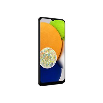 Samsung Galaxy A03 - 4G smartphone - double SIM - RAM 4 Go / Mémoire interne 64 Go - microSD slot - Écran LCD - 6.5" - 1600 x 720 pixels - 2x caméras arrière 48 MP, 2 MP - front camera 5 MP - noir