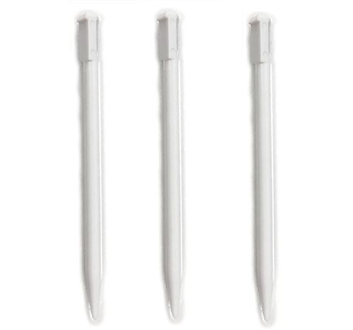 3 Stylets pour Nintendo 3DS - Blanc - Straße Game ®