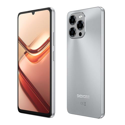 Smartphone Doogee Note 58 6.75 32Go 128Go Android 15 Telephone Portable dual sim 4G-Argent