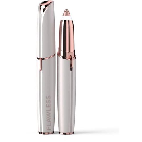 Finishing Touch Brows - Tondeuse de précision Sourcils Nouvelle Génération - Doux et sans Danger - Blanc + Miroir