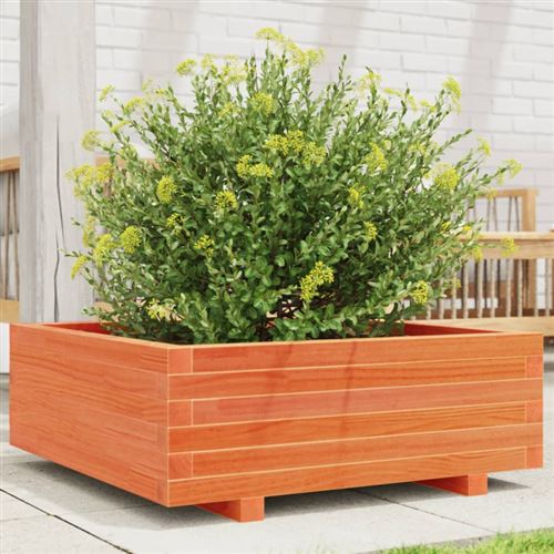 Vidaxl Marron Jardinière En Pin Massif - Cire - Image 2