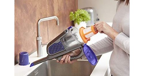 Aspirateur à Main Black+Decker Dustbuster BHHV520BFP-QW 36W 0.5L 72dB  Cyclonique Violet et Titanium - Aspirateur à main à la Fnac