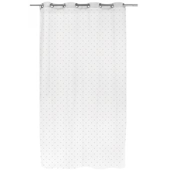 Voilage Blanc Et Doré