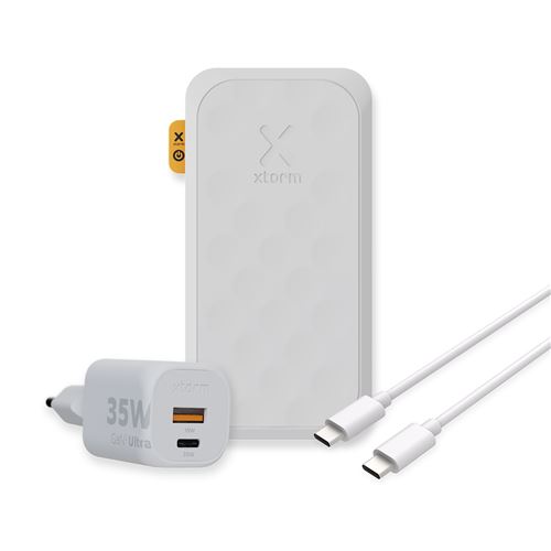 Xtorm Fuel Series 5 35W Powerbank bundle - 20.000 mAh powerbank + Xtorm 35W charger + USB-