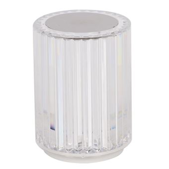 Lampe à Poser Tactile "Rechargeable" 12cm Transparent - 1