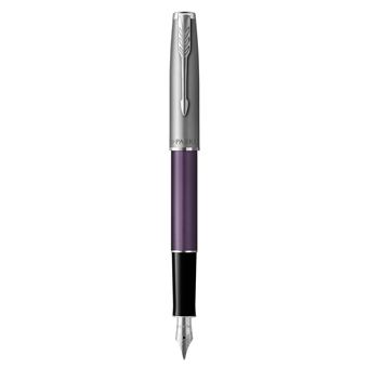 PARKER Sonnet Essentiel Stylo plume, Violet, Plume moyenne, encre noire, Coffret cadeau