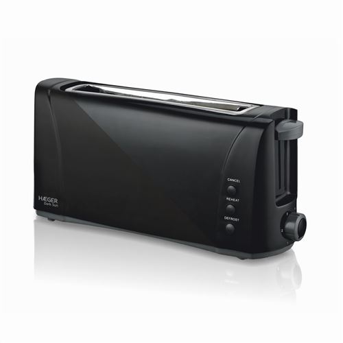 Grille-pain HAEGER DARK SUN - 1000W avec ouverture extra large