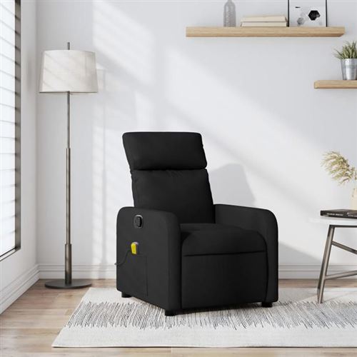 Vidaxl Fauteuil De Massage, Relaxation Tissunoir - Image 2