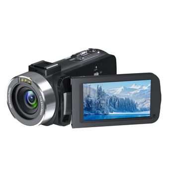 Caméscope 4K Professionnel 80MP Zoom 18x WiFi Écran Rotatif 3.0 - 1