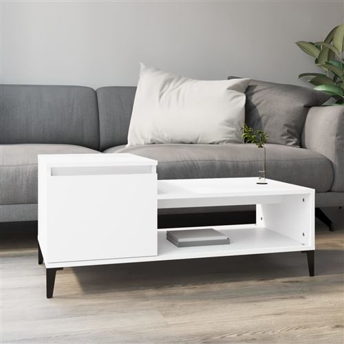 Vidaxl Blanc Table Basse - Image 3