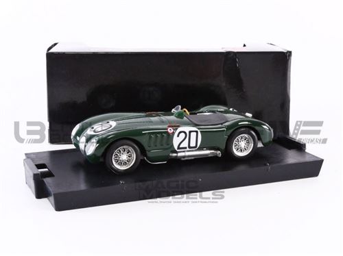 Voiture Miniature de Collection BRUMM 1-43 - JAGUAR Type C - Winner Le Mans 1951 - Green - R356