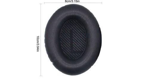 Accessoires audio GENERIQUE Coussinets de remplacement, oreillette mousse  coussin de rechange pour casque bose quiet comfort qc25 qc35 qc15 qc2 ae2  ae2i ae2w - noir&bleu(l,r)