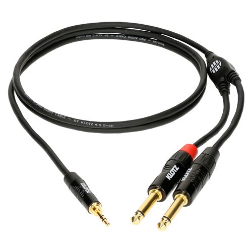 Non Communiqué Klotz Câble Y Mini-Jack Trs / 2X Jacks Mâles Ts 3M Câbles En Y