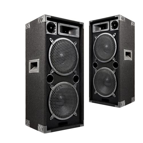 Pack Sono Ibiza Sound 2480W Total - Ampli 2x240W - 2 Enceintes 1000W PMPO -  Table de Mixage - Câbles - Animation - Mariage - Baptême, Enceintes, baffle  et amplis DJ, Top Prix