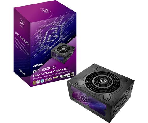 Non Communiqué Noir Asrock Alimentation Atx Phantom Gaming - 1300W (Noir)
