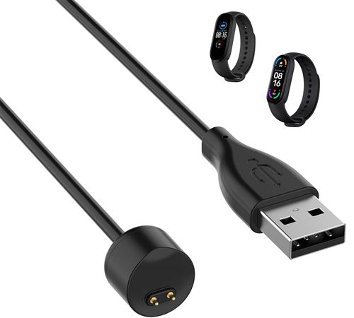 Chargeur Compatible avec Xiaomi Mi Band 5 / Xiaomi Mi Band 6 / Xiaomi Mi Band 7 - Cable USB Remplacement Adaptateur Charge Montre Phonillico®
