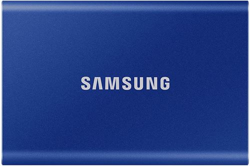 Samsung T7 MU-PC1T0H - SSD - gecodeerd - 1 TB - extern (draagbaar) - USB 3.2 Gen 2 (USB-C aansluiting) - 256-bits AES - indigoblauw