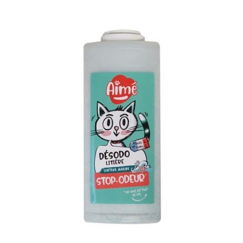AIME Désodorisant pour litiere marine 700ml Pour chat