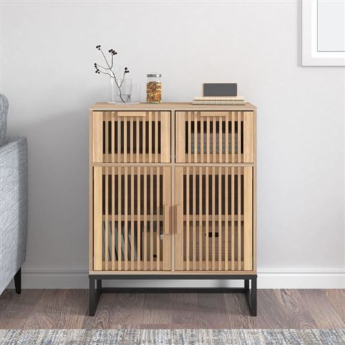 Non Communiqué Marron Buffet 60X30x75 Cm Bois D Ingénierie