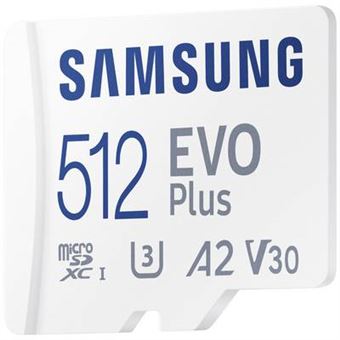 Prix canon pour la carte microSD Samsung EVO Select 512 Go