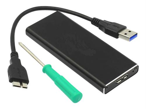 CoreParts - Storage enclosure - mSATA - mSATA - USB 3.0