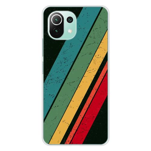 Coque en silicone imprimée compatible Xiaomi Mi 11 Lite Grunge