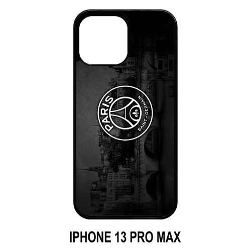 Coque My-Kase pour apple iPhone 13 PRO MAX - 106 psg paris saint germain la seine - Noir