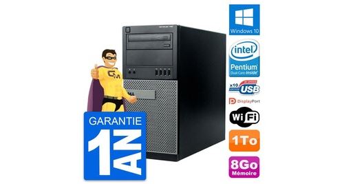 Pc tour dell optiplex 790 mt intel g630 ram 8go disque dur 1to windows 10 wifi