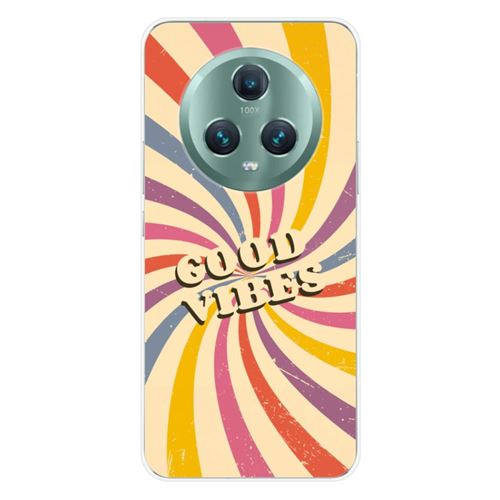 Coque en silicone imprimée compatible Huawei Honor Magic 5 Pro 5G Good vibes
