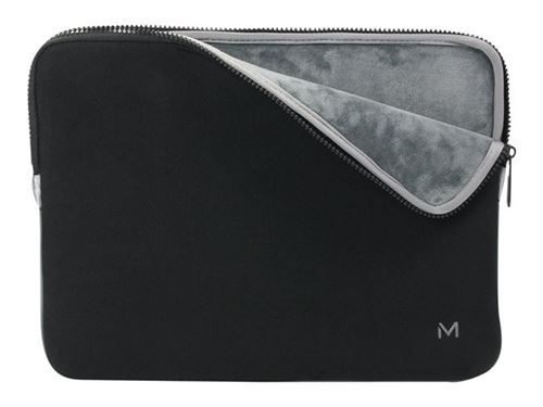 Mobilis Skin - Beschermhoes notebook - traagschuim - 12.5 - 14 - grijs, zwart