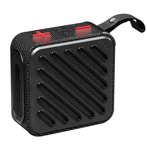 Enceinte Sans Fil Bluetooth 5.2 Mod&egrave;le D50 Pop Digital 5W avec Sangle Wekome Noir