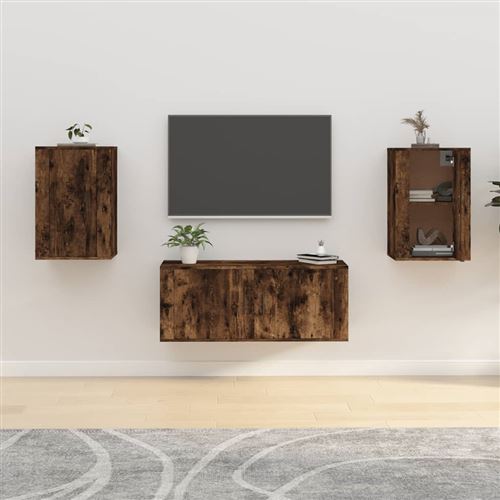 Vidaxl Meubles Muraux Tv - Image 3