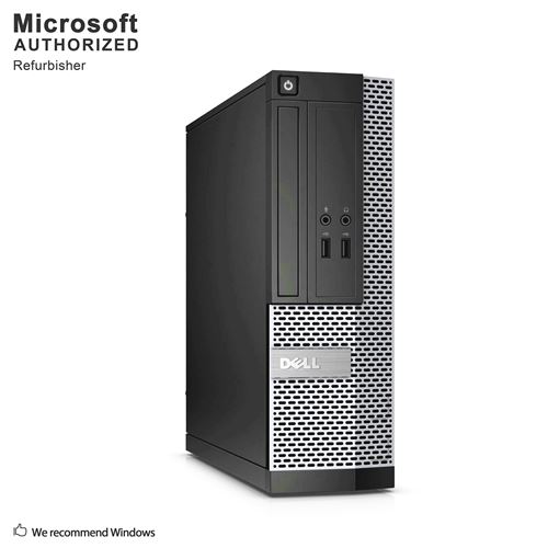 PC Unité centrale Dell OptiPlex 3020 SFF Desktop - Intel Core i5-4570 Turbo 3.6 GHz - RAM 16 Go - SSD 256 Go - USB WiFi - DVD - DP - VGA - Windows 10