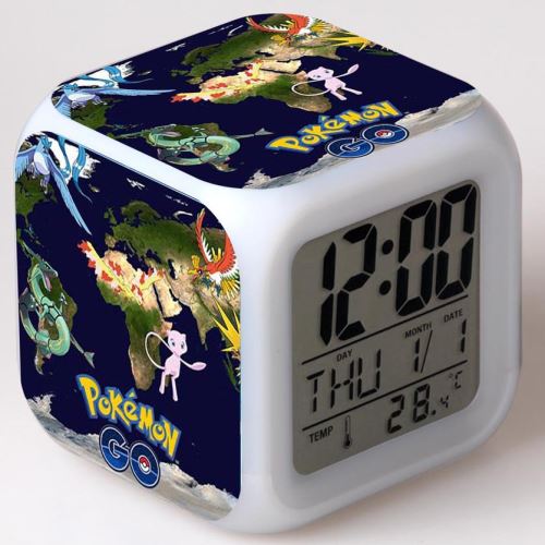 Réveil enfant LED Multifonctionnel Coloré - Pokemon #10