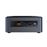 Intel Next Unit of Computing Kit NUC8I5BEH - Mini-PC - Core i5 8259U / 2.3 GHz - RAM 4 GB - HDD 1 TB - Iris Plus Graphics 655 - GigE - WLAN: 802.11a/b/g/n/ac, Bluetooth 5.0 - Win 10 Home 64 bits - monitor: geen_0