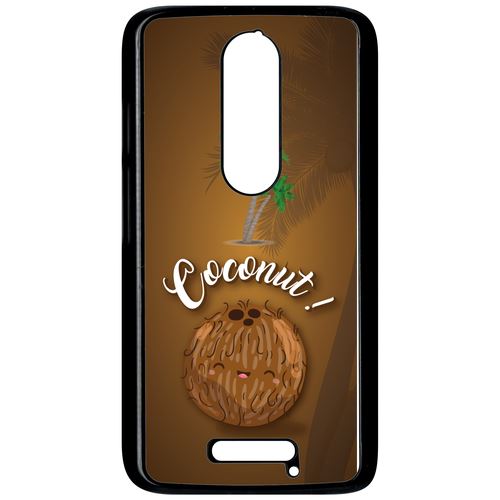 Coque Motorola Moto X3 Coconut Fond Marron