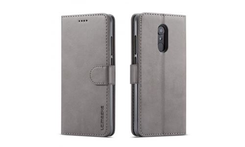 Etui type portefeuille pour Redmi-5 PLUS gris gamme LC.IMEEKE