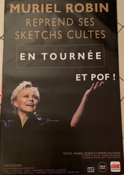 Muriel ROBIN - Sketchs Cultes - 80x120cm - Affiche