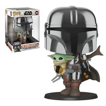 Figurine Funko Pop Star Wars The Mandalorian With The Child 25 cm