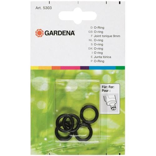 Gardena Original System - Bague torique - diamètre de 9 mm (pack de 5)