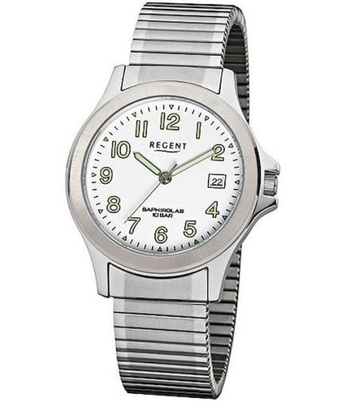 Regent Montre Homme F-879 Blanc