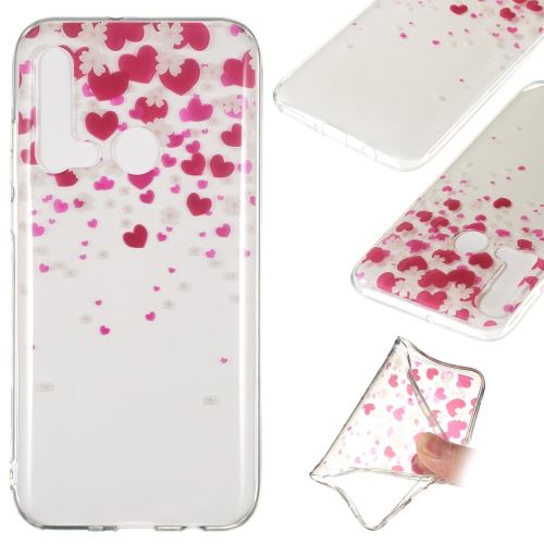 Coque en TPU impression de motifs IMD coeurs et fleurs pour votre Huawei P20 lite (2019)/Nova 5i