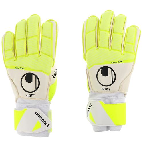 Gants gardien football Uhlsport Barette soft flex frame h Jaune taille : 8.5 réf : 45327
