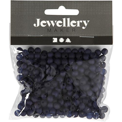 Creotime perles Bijoux 150 pièces bleu