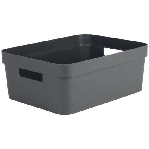 Boîte de Rangement DECOR STONE Anthracite - 12 L