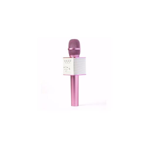 Karaoké ktv q9 portable sans fil, microphone bluetooth, microphone haut-parleur pour iphone samsung – couleur violet