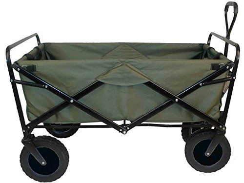 Ak Sport - 0737003 - Remorque - Chariot Pliable - Vert