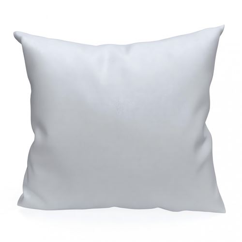 Coussin déco 60x60 cm en coton PANAMA blanc