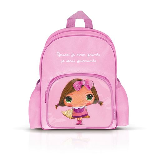 Petit sac à dos + poches – Quand je serai grande je serai Gourmande